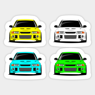 Mitsubishi Lancer Evolution V X4 Cars Sticker